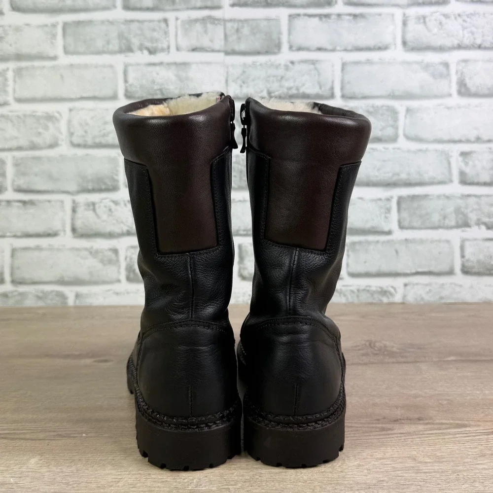Kandahar Shearling Lined Leather Winter‎ Boots 7.5